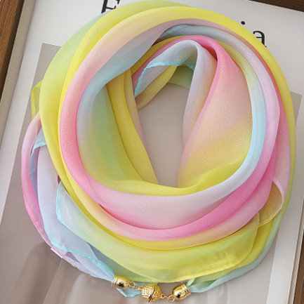 Women gradient ombre chiffon - women's,