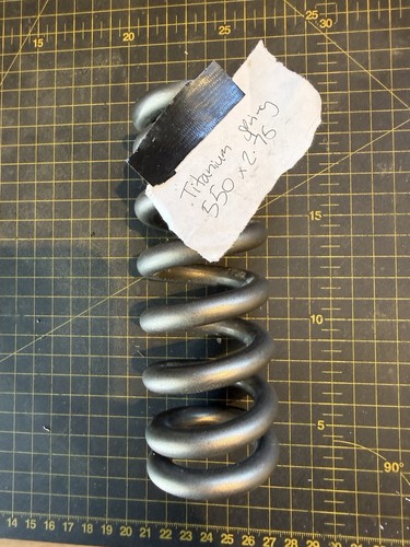 Mtb titanium spring 550 75 - spring,