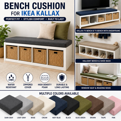 Ikea kallax bench cushion seat - kallax,