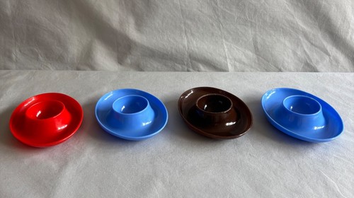 Retro plastic egg - plastic, red