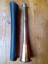 Vintage 9 inch Champion & Wilton (Oxford Street W) Copper & Nickel Hunting Horn