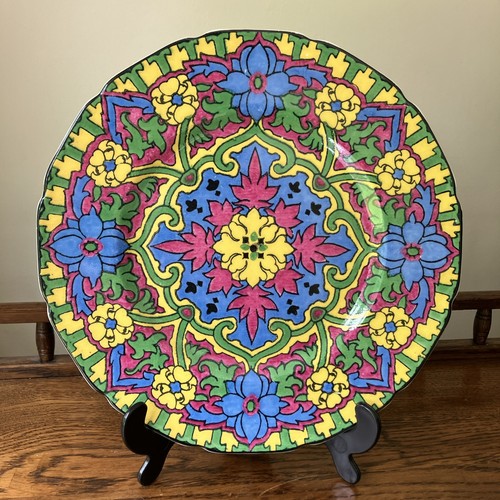 Royal doulton geometric floral - royal,