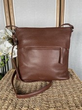 Osprey brown leather shoulder cross body bag