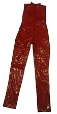 Red Patent PVC Catsuit Vinyl 2