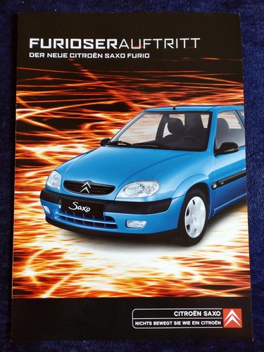 Citroen saxo furio brochure - citroen,