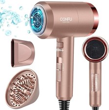 Rose Gold Ionic 1800W Professional HairDryer, Travel size, 2 Speeds/3 Heat