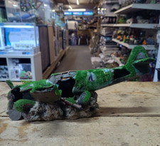 Crashed fighter plane - plane, wreck