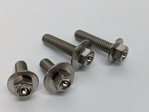 Titanium large flanged hex - titanium,