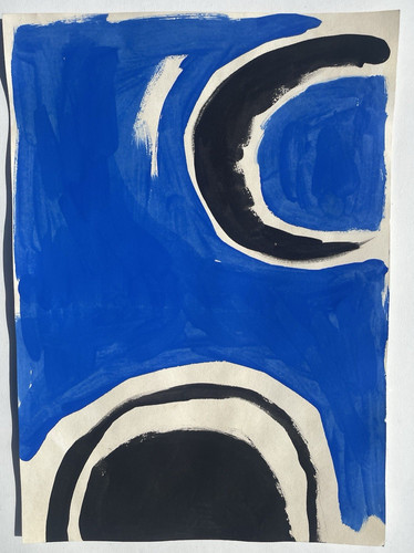 Roger hilton original painting - hilton,
