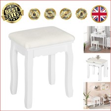 Dressing Table Stool, White