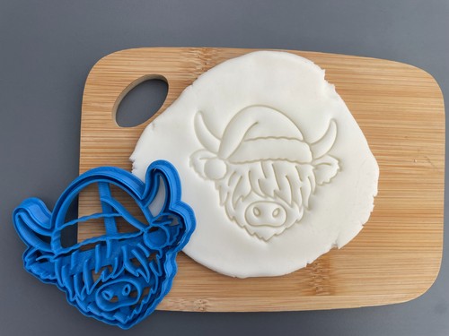 Christmas highland cow - christmas,