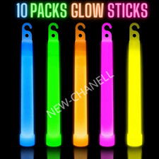 10 Premium Glow Sticks Neon 6