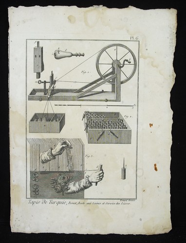Turkish carpet spinning wheel - turkish,