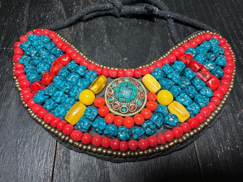 Handmade tibetan necklace - handmade,