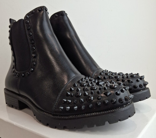 Ideal shoes black faux leather - black,