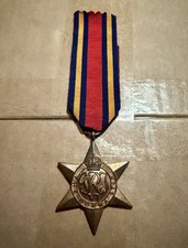 RARE WW2 Burma Star NAMED TO