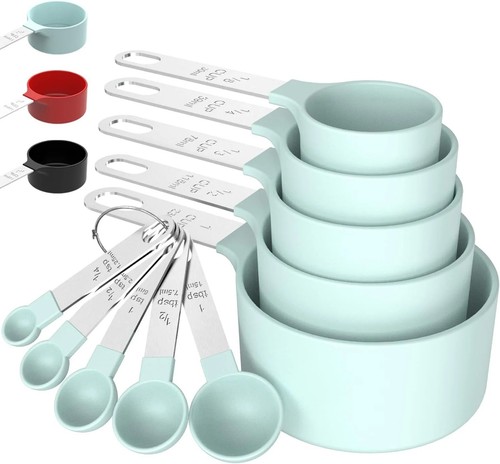 Piece black measuring cups - 8-piece,