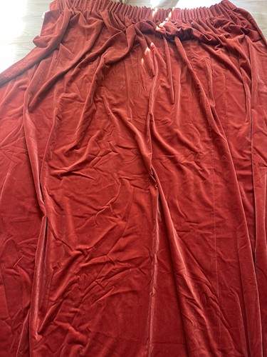 Pair vintage velvet - a, floor