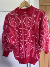 Vintage 80’s Red And Pink