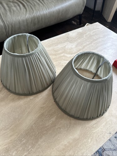 Dunelm sheer lamp - shades, x2