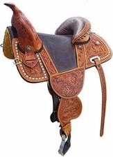 Western Leather Saddle
