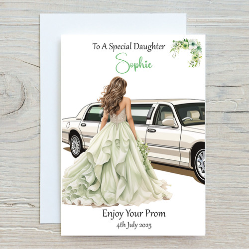 Personalised prom card school - personalised,
