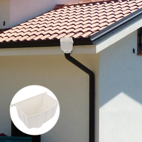 Downspout drain pipe adapter - downspout,