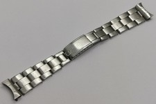 Vtg 1961 Rolex Rivet 19mm Lug Stainless Steel 6½" Gents Bracelet Strap Rd 874089