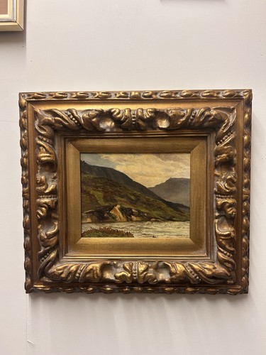 Antique stunning oil painting - stunning,