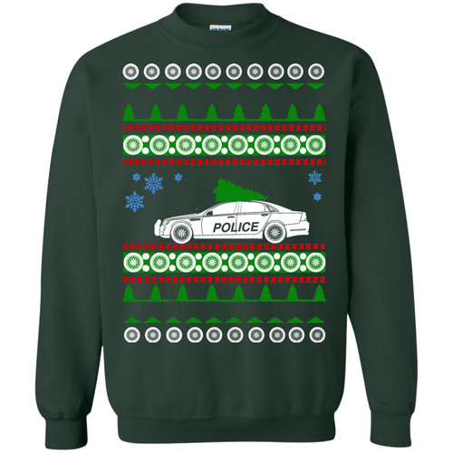 Police car ugly christmas