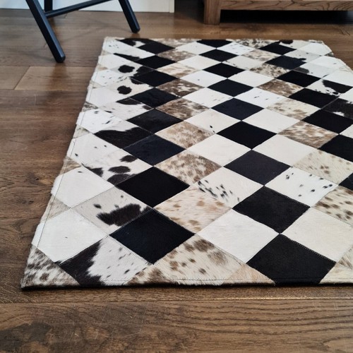 Handmade cowhide patchwork - patchwork, rug