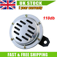 12V CHROME MOTORCYCLE CLASSIC HORN MOTORBIKE SCOOTER 110DB SLIT UNIVERSAL HORN