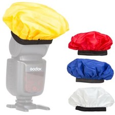 LENCARTA Speedlite 270° Colour Gel Filter Set Red, Green, Blue, White Speedlight