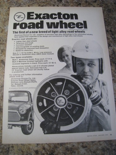 Exacton road wheel light - road, alloy