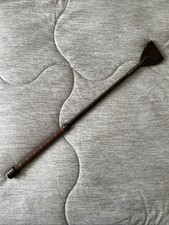 MARK TODD Equestrian Leather 50cm Horse Riding Crop Brown