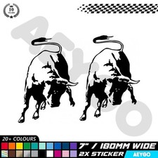 2x LAMBORGHINI Vinyl Sticker Decal Car Window Bumper Race Livery Mod Sponsor