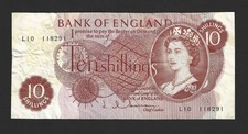 Boe shilling banknote - 10,