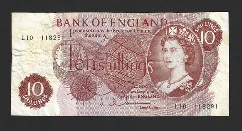Boe shilling banknote - shilling,