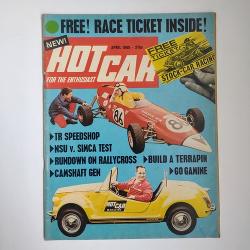Hot car magazine april - april, 1969