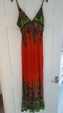 Donna Bella Boarder Print Maxi Dress Size 10