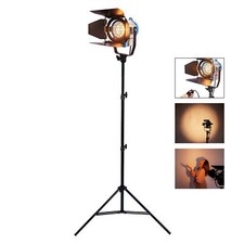 Dimmable Studio Light 500W Junior Fresnel Tungsten Spotlight Lighting Stand Kit