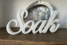 Soak Sign Word Bathroom Hot