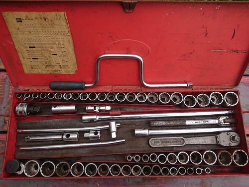 Vintage britool socket set - britool,