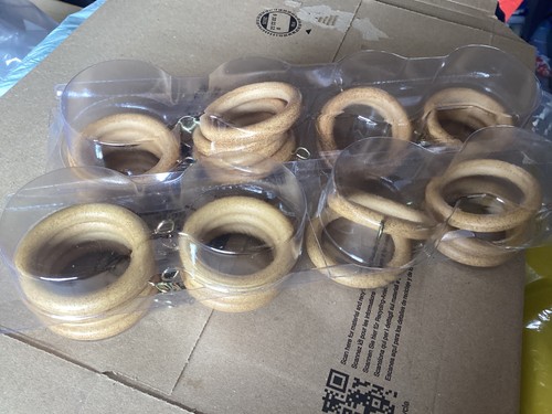 Wooden curtain rings - curtain,