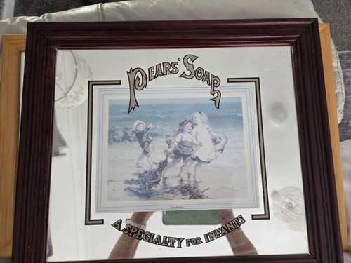 Vintage pears soap mirror - pears,
