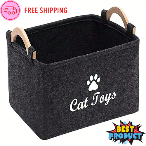 Dog toy box storage basket - dog,