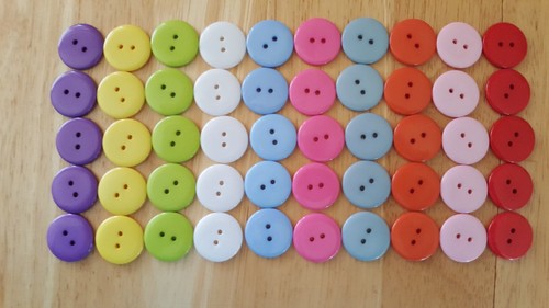23mm resin buttons 2 hole - 23mm,