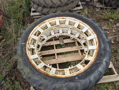 Row crop wheel and - row,