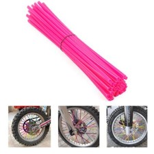 Wheel Rim Spoke Covers Wraps Pink for Yamaha XT125 XT125R XT125X