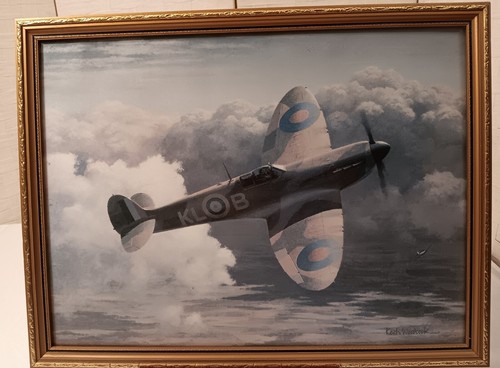 Framed print airborne - print,